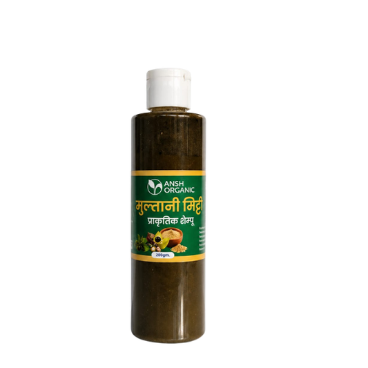 Ansh Organic Multani Mitti  Prakartik Shampoo