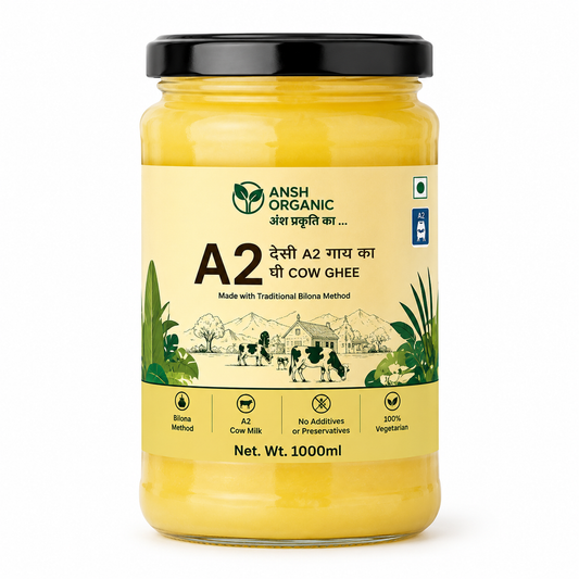 Ansh Organic Desi Ghee, A2, Pure and Natural